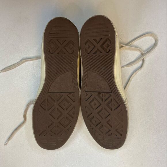 Converse Chuck Taylor Comme Des Garcon Play Sneakers Women Size 9 White 150207C - Picture 8 of 10